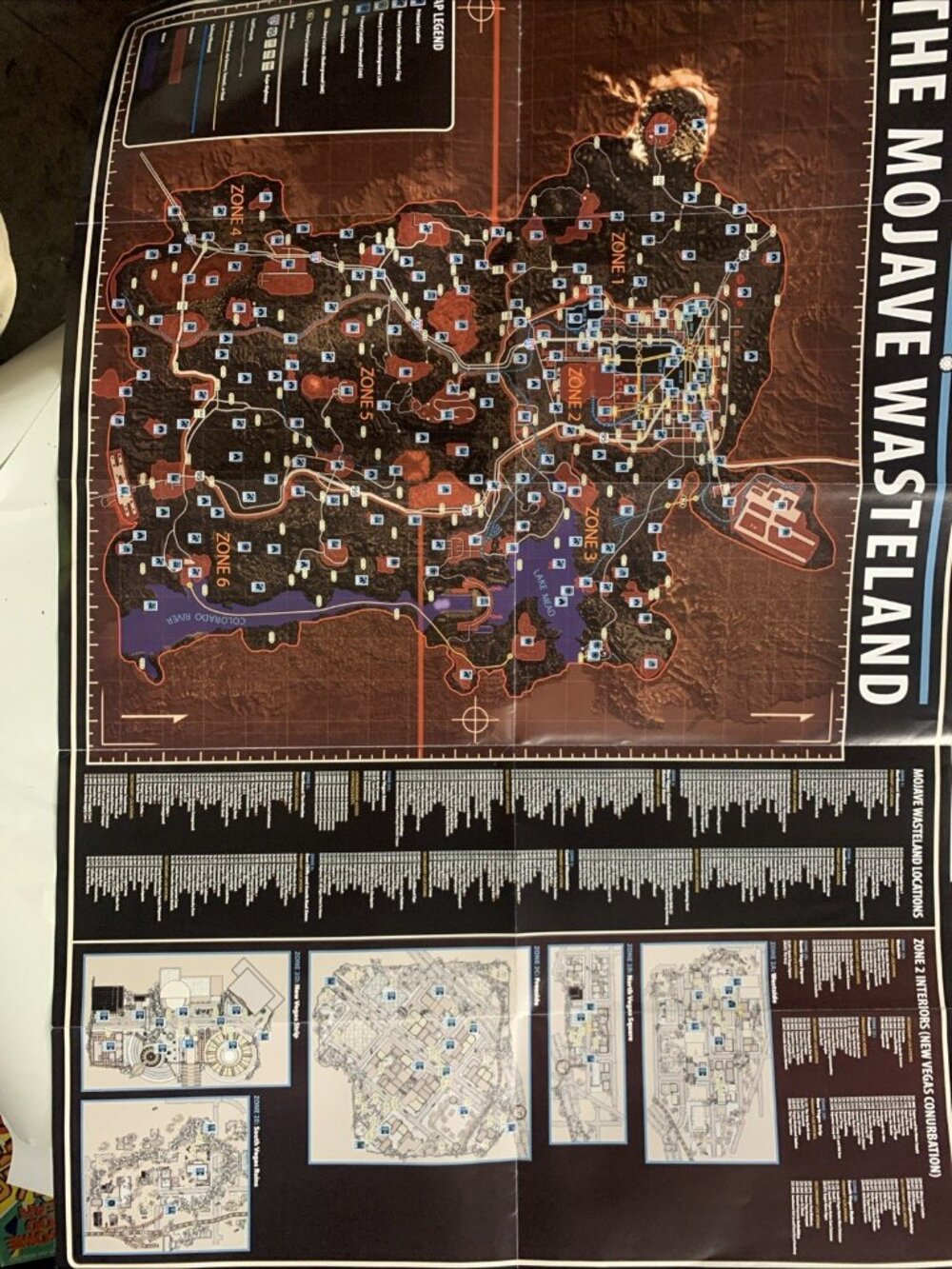 Fallout New Vegas Map / Poster